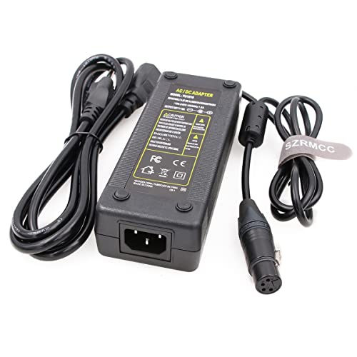 SZRMCC Blackmagic Studio XLR 4 Pin Female 16V 10A AC DC Power Adapter für Canon C500 Mark ii C700 So-ny F5 F55 Camera Sound Devices PIX 260 270i (16V 10A) von SZRMCC
