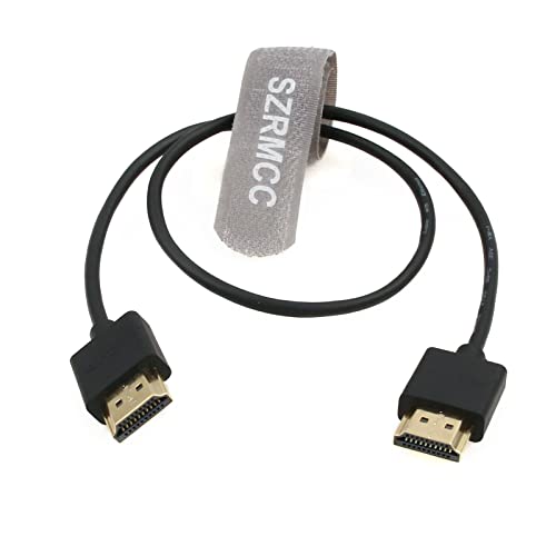 SZRMCC 8K HDMI Kabel HDMI Stecker auf HDMI Stecker 2.1 High Speed Spiralkabel für Z Cam E2 Portkeys BM5 Ninjav V Monitor So-ny Canon Kamera 30cm von SZRMCC