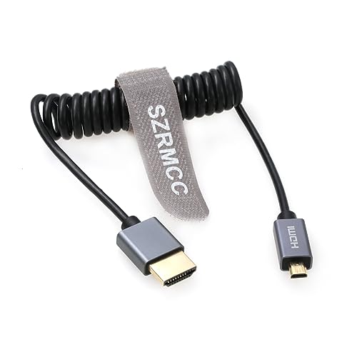 SZRMCC 8K 2.1 Micro HDMI auf HDMI High Speed Spiralkabel Kabel für Go-pro Hero 3/4 Canon EOS M5 Sony A6000 A7III RX10 Nikon B500 Z6 Raspberry Pi 4 Atomos Ninja 2 Monitor SZRMCC 8K 2.1 Micro HDMI auf HDMI High Speed Spiralkabel Kabel für Go-pro Hero 3/4 Canon EOS M5 Sony A6000 A7III RX10 Nikon B500 Z6 Raspberry Pi 4 Atomos Ninja 2 Monitor von SZRMCC