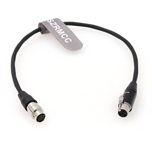 SZRMCC Hawk-Woods DV-SQN4S Audioroot Hirose 4 Pin Buchse auf TA4F Mini XLR 4 Pin Buchse Stromkabel für Soundgeräte 888 833 von SZRMCC