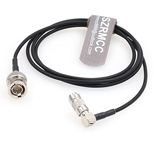 SZRMCC Koaxialkabel (DIN1.0 2.3 Stecker auf BNC-Stecker, RG174, 75 Ohm, HD, SDI, für 4K-Videokamera-Monitor-Rekorder (30 cm) von SZRMCC