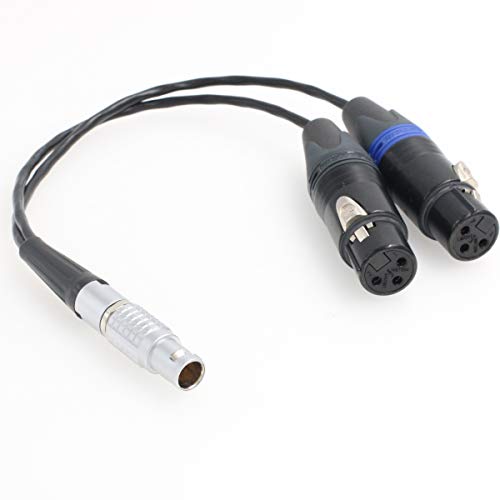 SZRMCC Mikrofon Audio Breakout Eingangskabel 10 Pin Stecker auf Dual XLR 3 Pin Buchse für Atomos Shogun Inferno Monitor Record SZRMCC Mikrofon Audio Breakout Eingangskabel 10 Pin Stecker auf Dual XLR 3 Pin Buchse für Atomos Shogun Inferno Monitor Record von SZRMCC