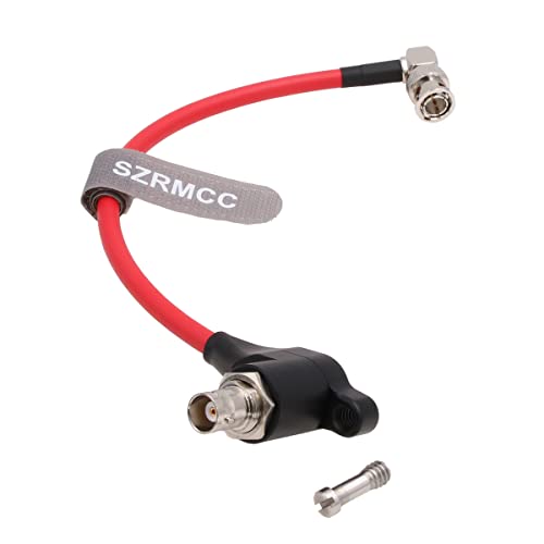 SZRMCC SDI Protector Galvanic Isolator Kabel 12G 6G HD SDI Rechtwinklig BNC Stecker auf Buchse Kabel für RED KOMODO RED Komodo Blackmagic Alexa Kamera (30cm) von SZRMCC