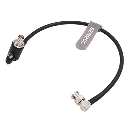 SZRMCC SDI Protector Galvanic Isolator Kabel 12G 6G HD SDI Rechtwinklig BNC Stecker auf Buchse Kabel für RED Komodo RED Komodo Blackmagic Alexa Kamera (20cm) von SZRMCC