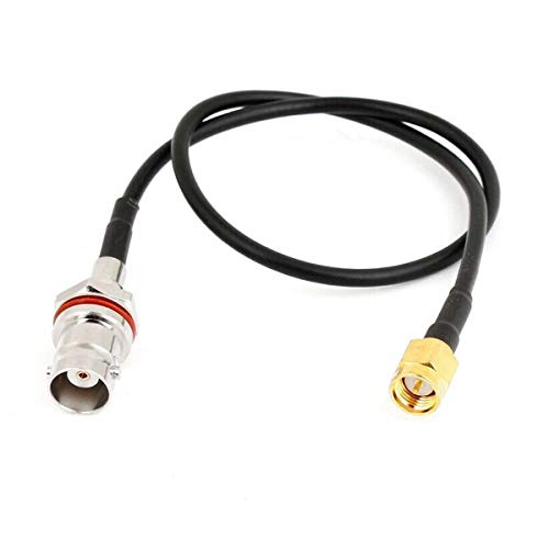 SZRMCC SMA-Stecker auf BNC-Buchse RG316 RF Koaxial-Antennenkabel (schwarzes Kabel, 1 m) von SZRMCC