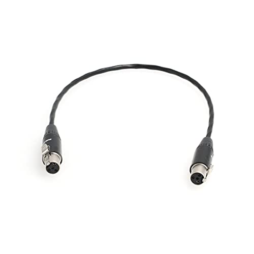 SZRMCC TA4F Mini XLR 4 Pin Buchse auf TA4F Mini XLR 4 Pin Buchse Pro Audio Kabel für Kameramikrofon (60cm) von SZRMCC