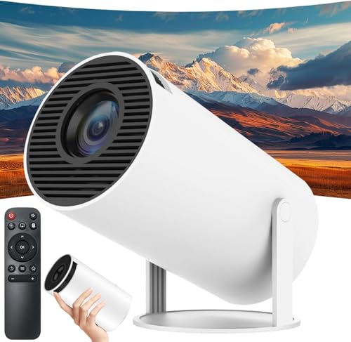 Mini-Projektor mit Bluetooth, 4K Support 130" Bildschirm Film Projektor mit Autofokus & Keystone, 5G+2.4G WiFi 6 Verbindung, 180° Drehbare Sicht für Home Kino, Laptop, Smartphone Mini-Projektor mit Bluetooth, 4K Support 130" Bildschirm Film Projektor mit Autofokus & Keystone, 5G+2.4G WiFi 6 Verbindung, 180° Drehbare Sicht für Home Kino, Laptop, Smartphone von SZSZLMY