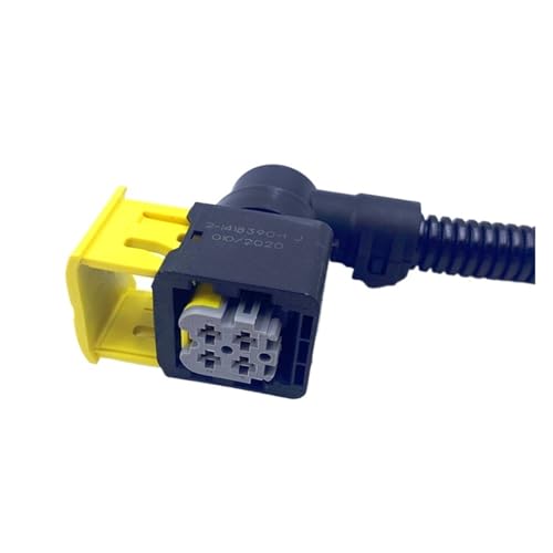 SZUYRWLP Lautsprecher Verkabelung des elektronischen Anschlusses des nationalen Partikelsensors Six PM Nitrox kompatibel mit dem hinteren Auto 1 Stück 4 Pin 3-1418390-1 2-1418390-1 (Grau, 10 Stück) von SZUYRWLP