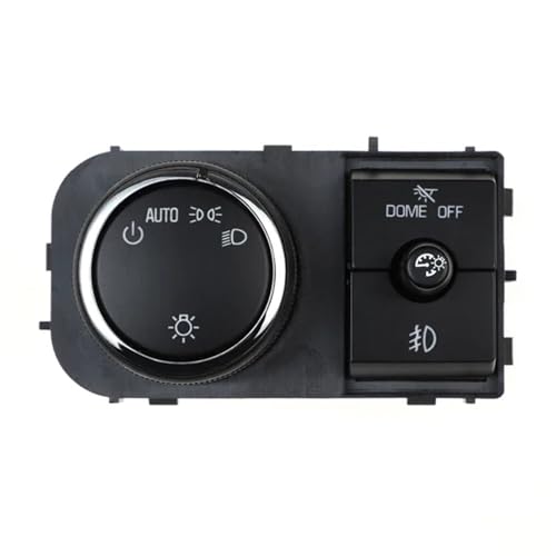 Scheinwerfer Nebel Lampe Schalter Kompatibel Mit Chevrolet Für Avalanche 2007 2008 2009 2010 2011 2012 2013 Auto-Scheinwerferschalter Nebelscheinwerfer-Steuerschalter 15096895 25858705(Switch) von SZYNBQ