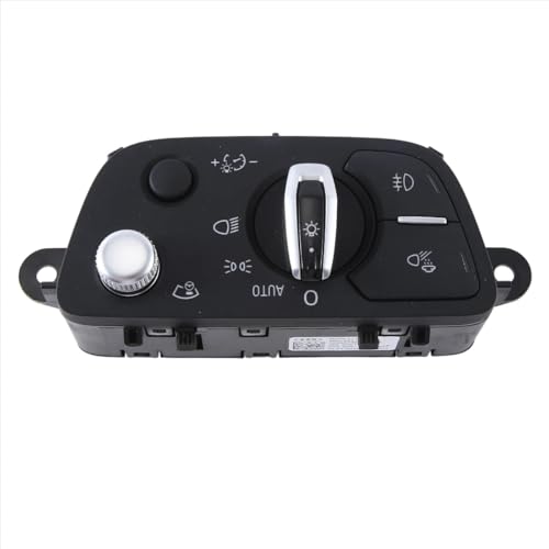 Scheinwerfer Nebel Lampe Schalter Kompatibel Mit Q7 2016 2017 2018 2019 2020 2021 2022 2023 2024 Auto-Scheinwerferschalter, Elektrischer Scheinwerfer-Kopflampen-Steuerschalter 4M0941531AH von SZYNBQ