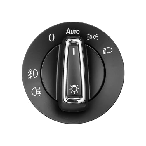 Scheinwerfer Nebel Lampe Schalter Kompatibel Mit Seat Für Alhambra 2000 2001 2002 2003 2004 2005 2006 2007 2008 2009 2010 Autoscheinwerferschalter Lampenknopf-Steuerschalter 3BD941531 von SZYNBQ