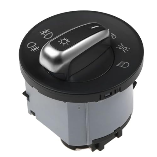 Scheinwerfer Nebel Lampe Schalter Kompatibel Mit Skoda Für Octavia MK2 2004-2013 Autoscheinwerfer-Nebelscheinwerfer-Lampensteuerschalter Scheinwerferschalter 1Z0941431K von SZYNBQ