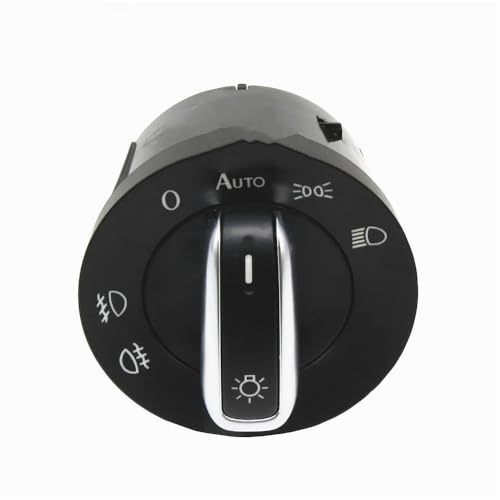 Scheinwerfer Nebel Lampe Schalter Kompatibel Mit VW Für CC 2009 2010 2011 2012 2013 Auto Elektrischer Scheinwerferschalter Nebelscheinwerferschalter Steuerlichtschalter 5ND941431B 3C8941431A von SZYNBQ