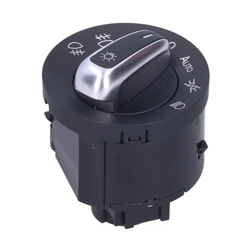 Scheinwerfer Nebel Lampe Schalter Kompatibel Mit VW Für Caddy 2004 2005 2006 2007 2008 2009 2010 2011 Auto-Scheinwerfer-Steuerschalter Lampen-Steuerschalter-Sensormodul 5ND941431B von SZYNBQ