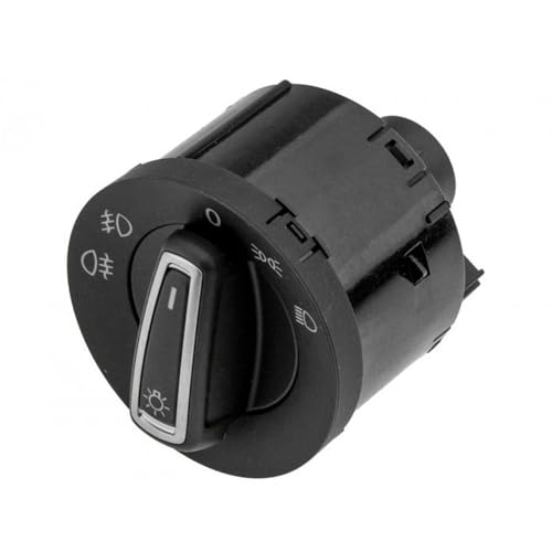 Scheinwerfer Nebel Lampe Schalter Kompatibel Mit VW Für Golf Avant Mk7 2013 + Auto-Scheinwerfer-Lichtschalter, Nebelscheinwerfer, Elektrischer Scheinwerfer-Kopflampen-Steuerschalter 5G0941431B von SZYNBQ