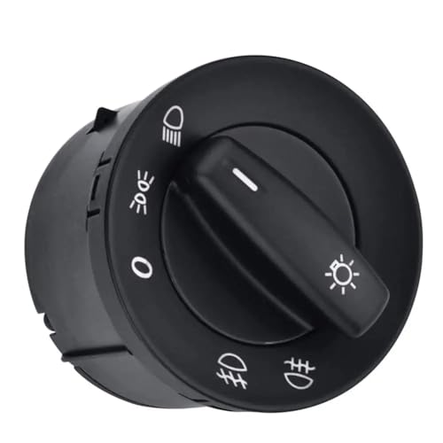 Scheinwerfer Nebel Lampe Schalter Kompatibel Mit VW Für Passat 362 2010 2011 2012 2013 2014 Auto-Scheinwerferlampen-Steuerschalter Scheinwerfer-Steuerschalter 1K0941431Q 5KD941431A von SZYNBQ