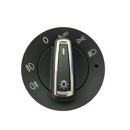 Scheinwerfer Nebel Lampe Schalter Kompatibel Mit VW Für Polo 6c 2015 Auto-Scheinwerferschalter, Elektrischer Scheinwerfer-Kopflampen-Steuerschalter, Zubehör, Steuerschalter 5GG941431D(MQB) von SZYNBQ