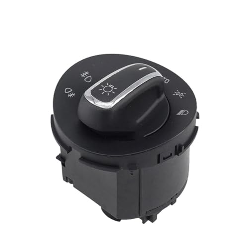 Scheinwerfer Nebel Lampe Schalter Kompatibel Mit VW Für Skoda Für Superb Auto-Lichtlampenschalter Scheinwerfer Nebelscheinwerfer Steuerlichtschalter Autozubehör 3TD941431 3TD941431A von SZYNBQ