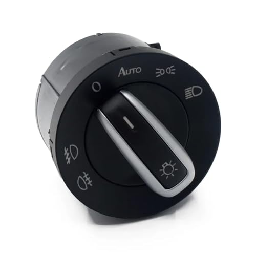 Scheinwerfer Nebel Lampe Schalter Kompatibel Mit VW Für Tiguan 2008 2009 2010 2011 2012 Auto-Scheinwerferschalter, Sensorschalter, Elektrischer Scheinwerfer-Kontrolllichtschalter 5ND941431B von SZYNBQ