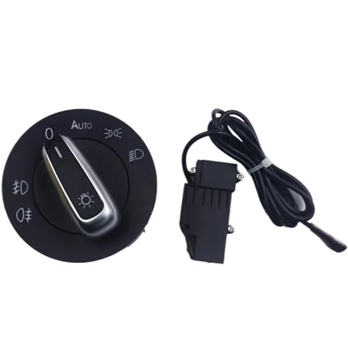 Scheinwerfer Nebel Lampe Schalter Kompatibel Mit VW Für Tiguan 2008 2009 2010 2011 2012 Autoscheinwerferschalter Autoscheinwerferschalter Sensor Lichtschalter 3C8941431A 5ND941431B von SZYNBQ