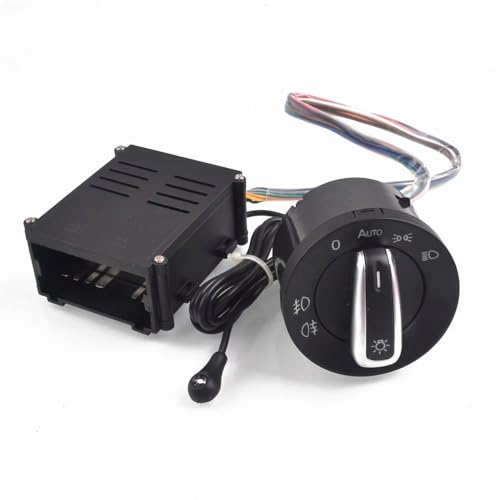 Scheinwerfer Nebel Lampe Schalter Kompatibel Mit VW Für Transporter 2003 2004 2005 2006 2007 2008 2009 Auto-Scheinwerferschalter Lichtschalter Lampe Licht 3BD941531A 1C0941531A von SZYNBQ