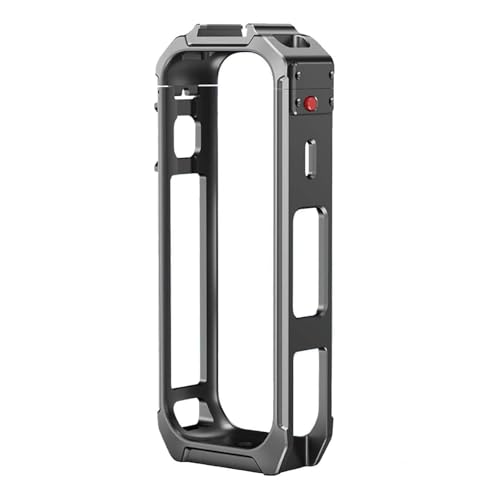 SZZCNOX Kamera-Schutzblende, Metallrahmen, Kaninchenkäfig, Kaltschuh-Erweiterungsblende für Insta360 X5 Panorama Action Kamera Zubehör, mit Dual Cold Shoe Mounts SZZCNOX Kamera-Schutzblende, Metallrahmen, Kaninchenkäfig, Kaltschuh-Erweiterungsblende für Insta360 X5 Panorama Action Kamera Zubehör, mit Dual Cold Shoe Mounts von SZZCNOX