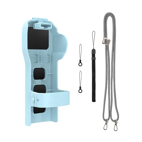 SZZCNOX Pocket 3 Gimbal Obere Schutzhülle, Gimbal Lens Screen Guard Schutzhülle Deckel für DJI Osmo Pocket 3 Kamerazubehör, mit Silikonband und Filtern/SD-Karten-Speichersteckplätzen (Blau) von SZZCNOX