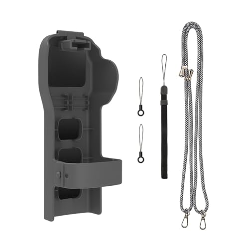 SZZCNOX Pocket 3 Gimbal Obere Schutzhülle, Gimbal Lens Screen Guard Schutzhülle Deckel für DJI Osmo Pocket 3 Kamerazubehör, mit Silikonband und Filtern/SD-Karten-Speichersteckplätzen (Grau) von SZZCNOX