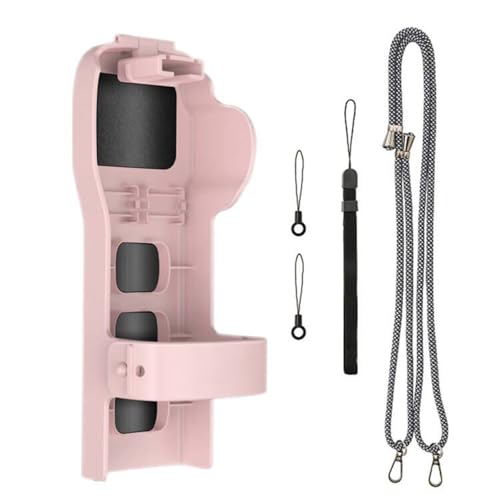 SZZCNOX Pocket 3 Gimbal Obere Schutzhülle, Gimbal Lens Screen Guard Schutzhülle Deckel für DJI Osmo Pocket 3 Kamerazubehör, mit Silikonband und Filtern/SD-Karten-Speichersteckplätzen (Rosa) von SZZCNOX