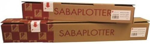 Sa.Ba.Cart 17361005050usb80 Rolle Plotterpapier A1, matt Inkjet-Papier, 610 mm x 50 mt Bohrung 50, 80 g/qm von Sa.Ba.cart
