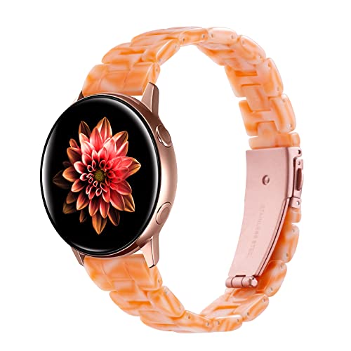 SaNgaiMEi Armband Kompatibel Mit Samsung Galaxy Watch 6/5/4 40mm 44mm, Damen 20mm Ersatzarmband für Watch 5 Pro 45mm/4 Classic 42mm 46mm/6 Classic/Active 2/3 41mm SaNgaiMEi Armband Kompatibel Mit Samsung Galaxy Watch 6/5/4 40mm 44mm, Damen 20mm Ersatzarmband für Watch 5 Pro 45mm/4 Classic 42mm 46mm/6 Classic/Active 2/3 41mm von SaNgaiMEi