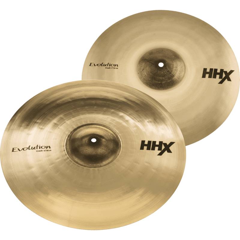 Sabian 15004XEB HHX Evolution Crash Pack 17" + 19", Brilliant von Sabian