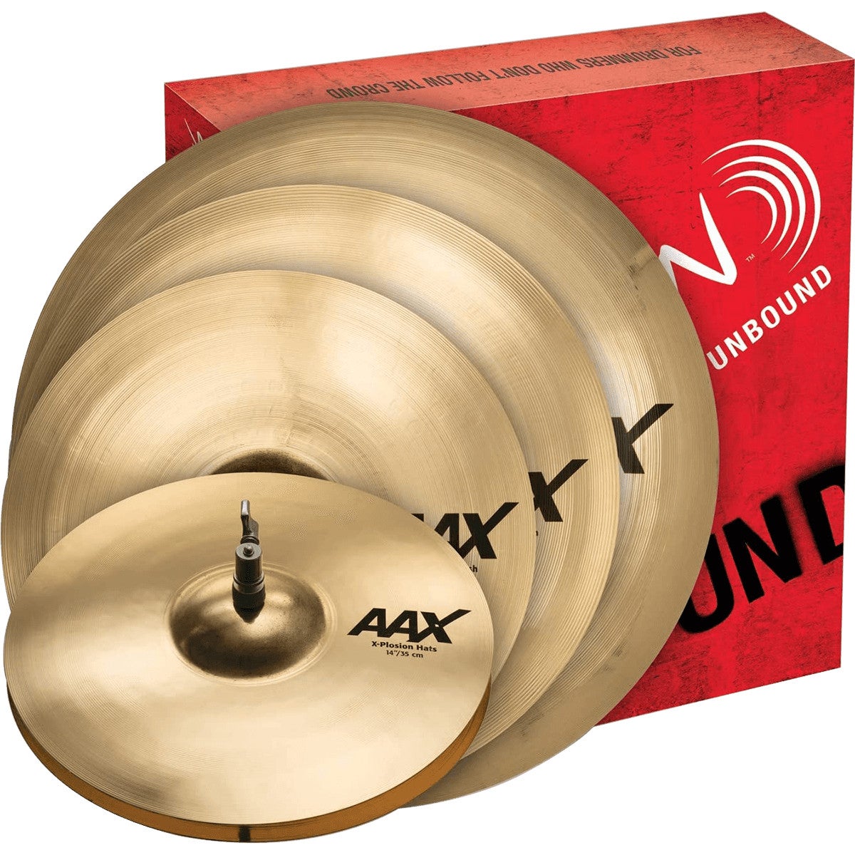 Sabian AAX X-Plosion Performance Set Cymbal Pack (14, 16, 18, 22) von Sabian