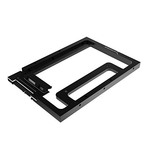 SABRENT 2.5" auf 3.5" interner Festplattenadapter Konverter Einbaurahmen Wechselrahmen, 2.5 SSD & SATA Festplatte zu 3.5” Desktop und servers, SATA Montage Adapter Halterung Caddy (BK-PCBS) von Sabrent