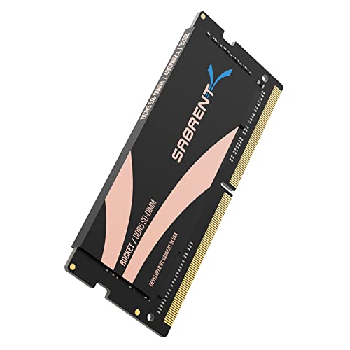 SABRENT Arbeitsspeicher SODIMM Memory 32GB DDR5 4800MHz Speicherkit für Laptop, Ultrabook und Mini-PC (SB-DR5S-32G) von Sabrent