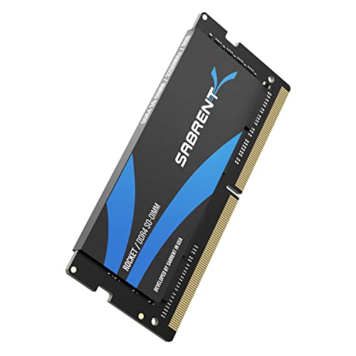 SABRENT Arbeitsspeicher SODIMM Memory 8GB DDR4 3200MHz CL22 Speichermodul für Laptop, Ultrabook und Mini-PC (SB-DDR8) von Sabrent