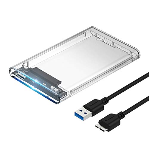 SABRENT Festplattengehäuse 2,5 Zoll, SSD HDD SATA zu USB 3.2x1 Gehäuse (EC-OCUB) von Sabrent