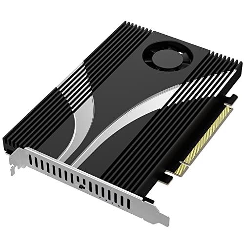 SABRENT 4-Laufwerk NVMe SSD zu PCIe 4.0 X 16 Adapter karte mit aktiver Kühlung [EC-P4BF] von SABRENT