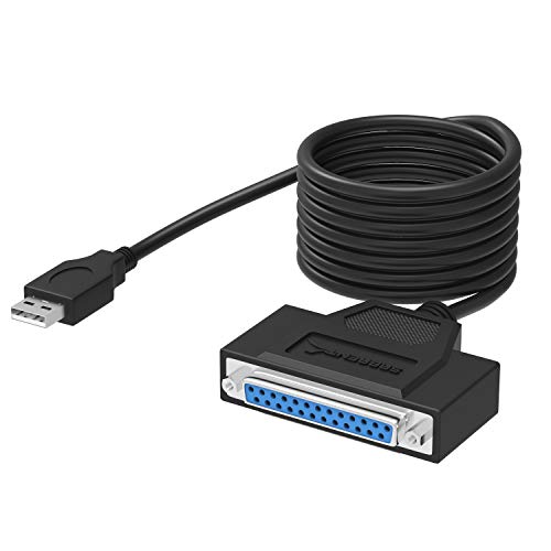 Sabrent Druckerkabel USB auf Parallel Adapter (1.8M), IEEE 1284-Drucker Kabel Adapter (CB-1284) von Sabrent