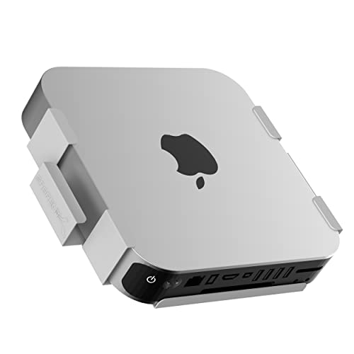 SABRENT Mac Mini Halterung, VESA Halterung für Mac Mini M1 Premium Aluminum Wandhalterung/Schreibtischhalterung, Perfekte Passform Halterungsrahmen (BK-MACM) von SABRENT