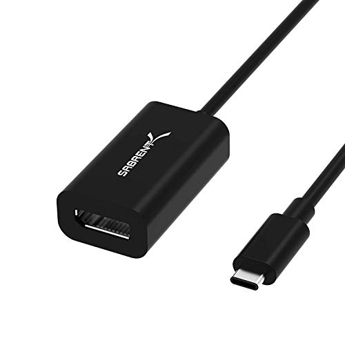 Sabrent USB C auf DisplayPort Adapter unterstützt bis zu 4K@60Hz (DA-DPUC) von Sabrent