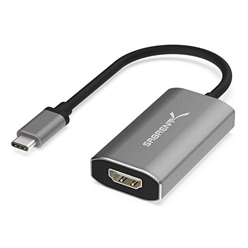 Sabrent USB C auf HDMI Adapter 8K@60Hz & 4K@120Hz, 2.1 Externe USB Grafikkarte für Laptop (DA-UCH8) von Sabrent