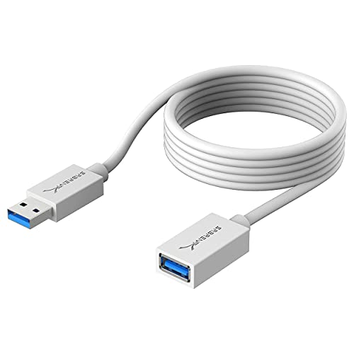 Sabrent USB Verlängerung 3.2x1 Kabel 1.8M, USB A Stecker auf A Buchse, Verlängerungskabel 5Gbps Superschnelle (CB-306W) von Sabrent