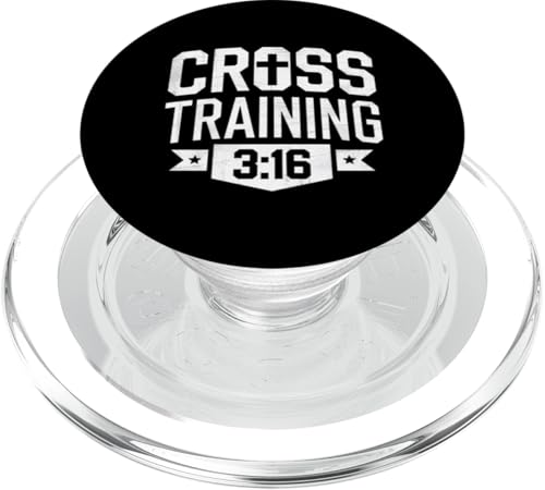 Crosstraining John 3 16 Christian PopSockets PopGrip für MagSafe Crosstraining John 3 16 Christian PopSockets PopGrip für MagSafe von Sacred Originals