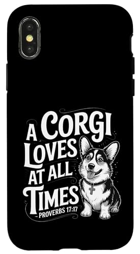 Ein Corgi liebt zu jeder Zeit einen christlichen Tierliebhaber Hülle für iPhone X/XS von Sacred Originals