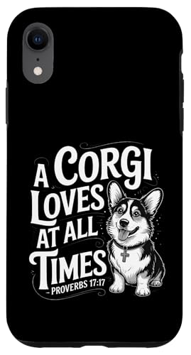 Ein Corgi liebt zu jeder Zeit einen christlichen Tierliebhaber Hülle für iPhone XR von Sacred Originals