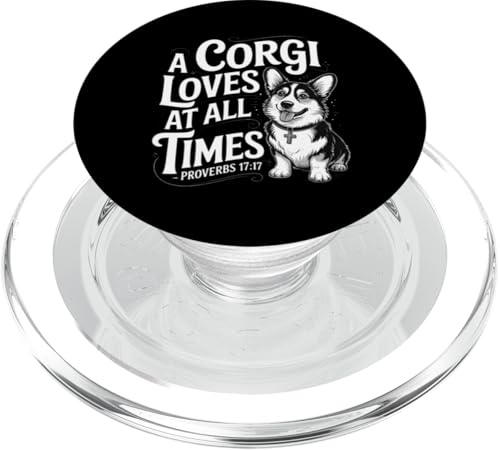 Ein Corgi liebt zu jeder Zeit einen christlichen Tierliebhaber PopSockets PopGrip für MagSafe Ein Corgi liebt zu jeder Zeit einen christlichen Tierliebhaber PopSockets PopGrip für MagSafe von Sacred Originals