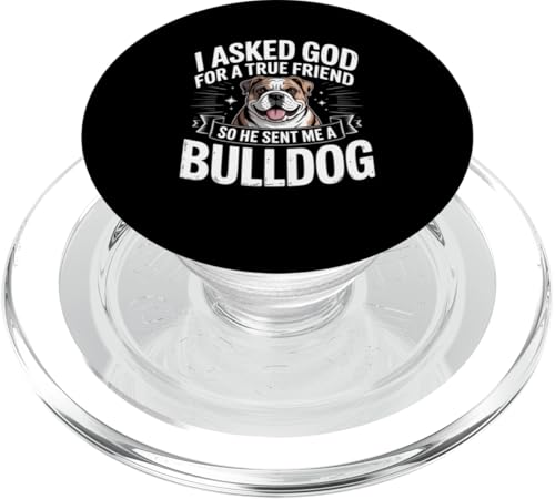 Ich habe Gott um einen wahren Freund gebeten, also hat er mir eine Bulldogge geschickt PopSockets PopGrip für MagSafe Ich habe Gott um einen wahren Freund gebeten, also hat er mir eine Bulldogge geschickt PopSockets PopGrip für MagSafe von Sacred Originals