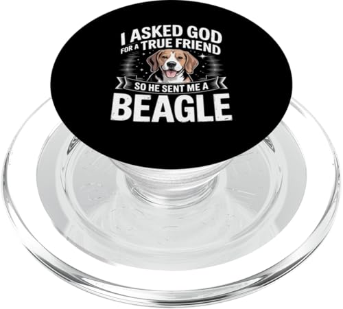Ich habe Gott um einen wahren Freund gebeten, also hat er mir einen Beagle geschickt PopSockets PopGrip für MagSafe Ich habe Gott um einen wahren Freund gebeten, also hat er mir einen Beagle geschickt PopSockets PopGrip für MagSafe von Sacred Originals