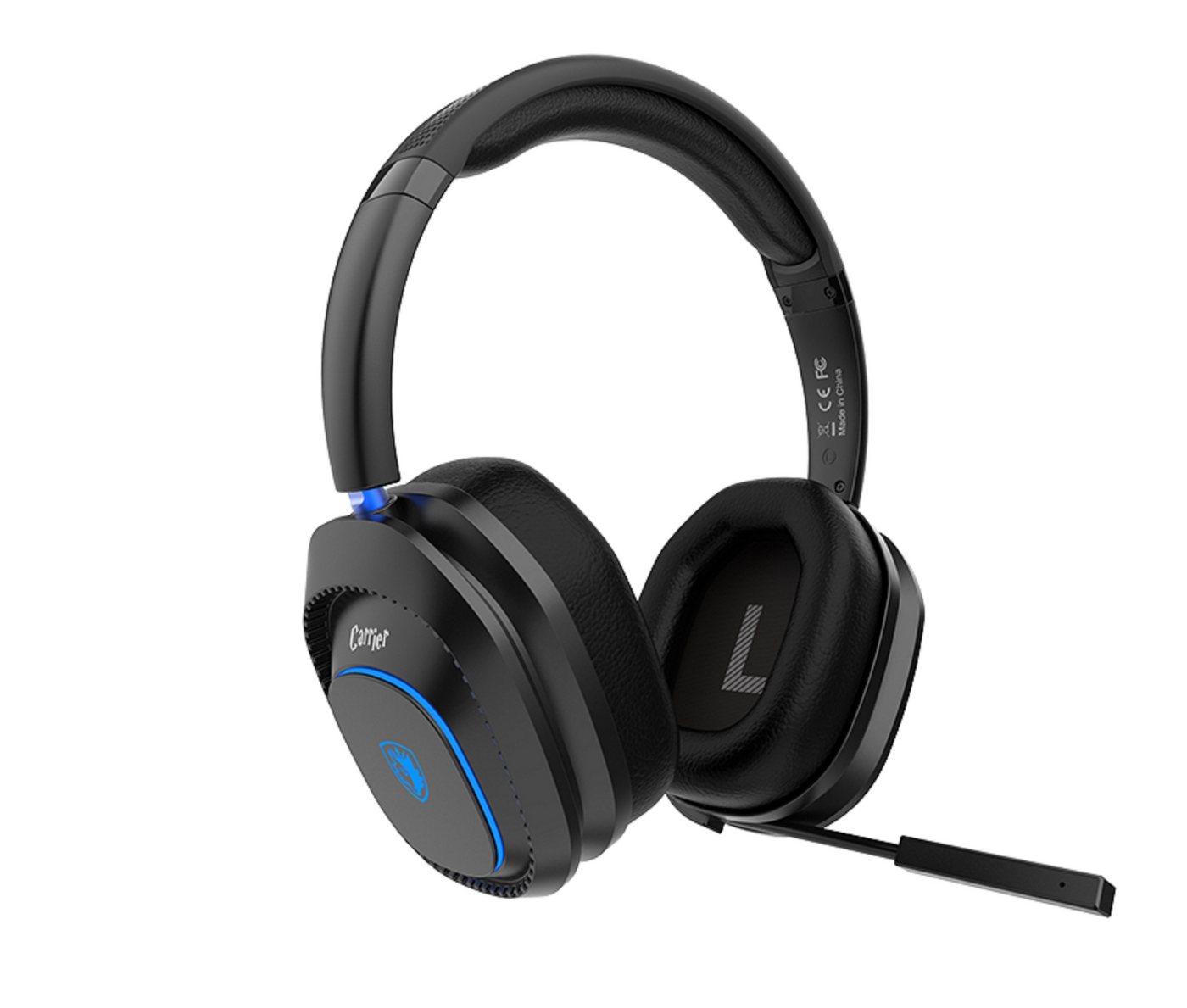 Sades Carrier SA-203 Gaming-Headset (Rauschunterdrückung, kabellos, Stereo, Over Ear, Bluetooth 5.0, 2,4G, 3,5 mm) von Sades